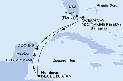 msc aMERICA